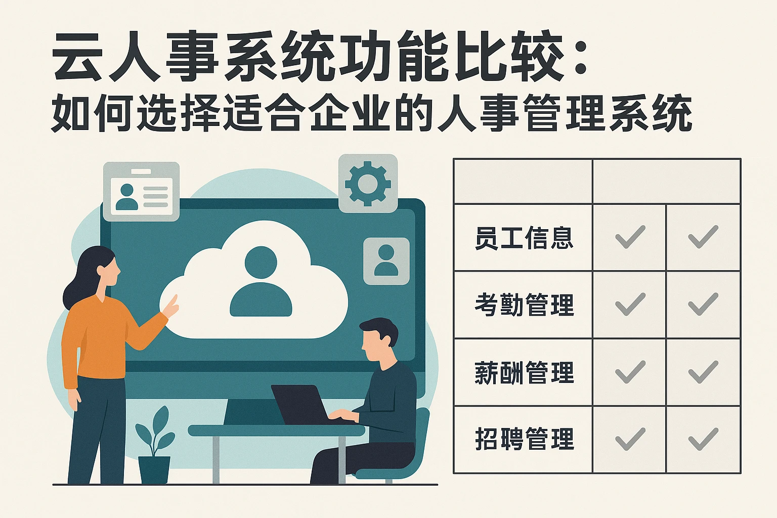 云人事系统功能比较：如何选择适合企业的人事管理系统