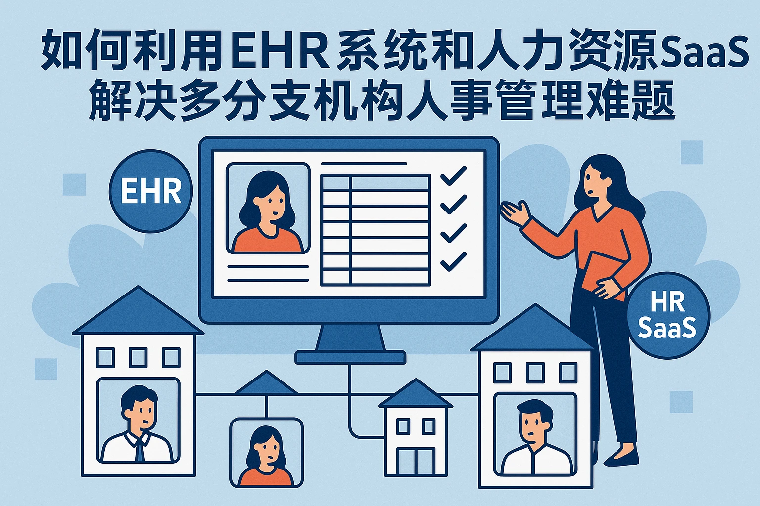 如何利用EHR系统和人力资源SaaS解决多分支机构人事管理难题