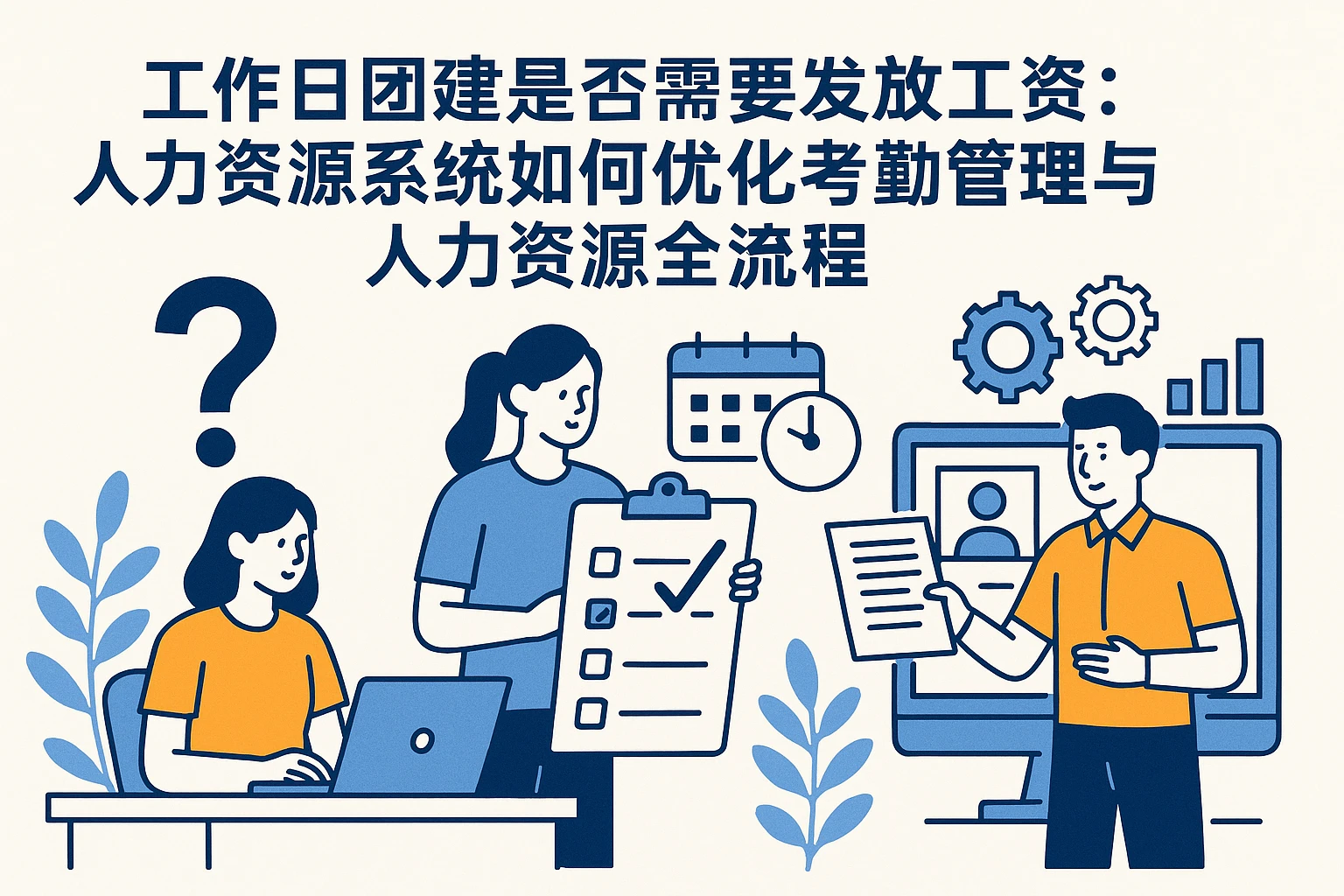 工作日团建是否需要发放工资:人力资源系统如何优化考勤管理与人力资源全流程