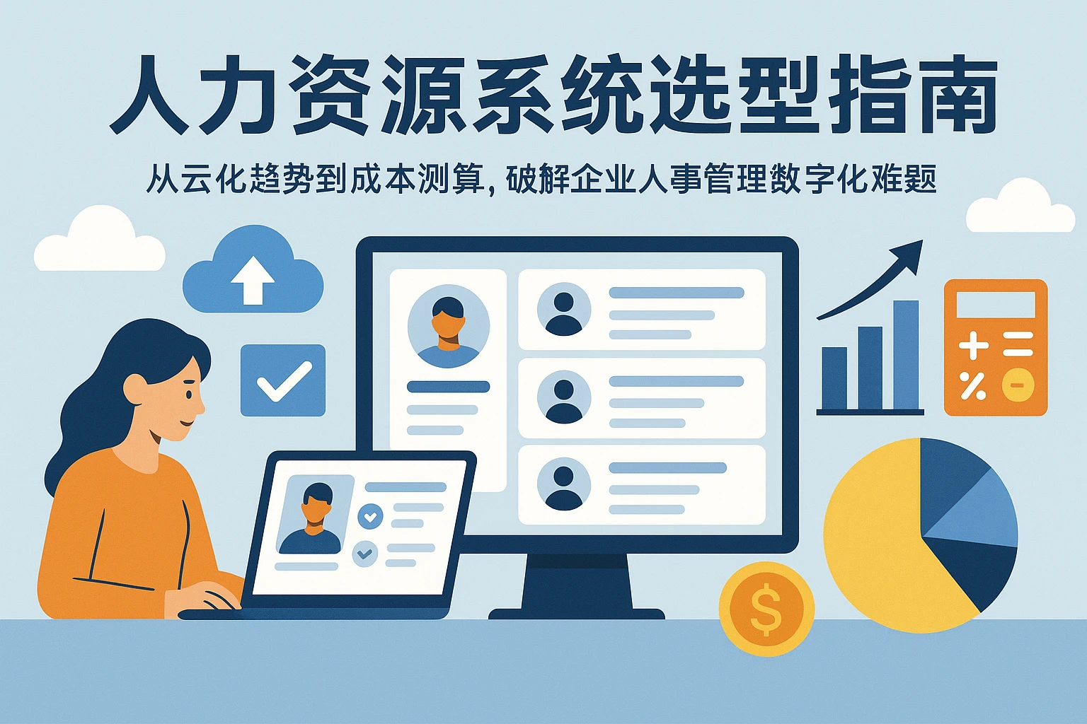 人力资源系统选型指南：从云化趋势到成本测算，破解企业人事管理数字化难题