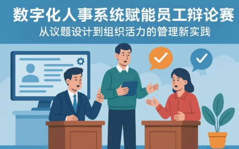 数字化人事系统赋能员工辩论赛：从议题设计到组织活力的管理新实践