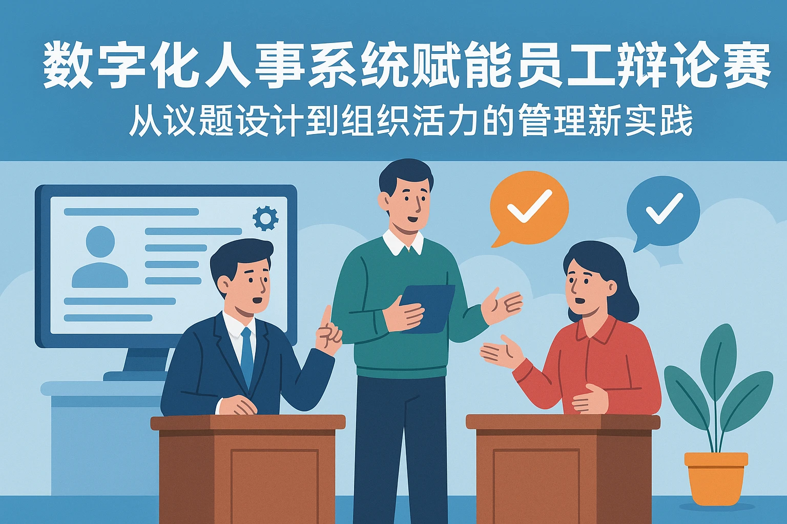 数字化人事系统赋能员工辩论赛：从议题设计到组织活力的管理新实践