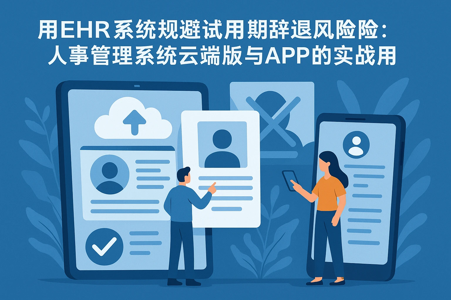 用EHR系统规避试用期辞退风险:人事管理系统云端版与APP的实战应用