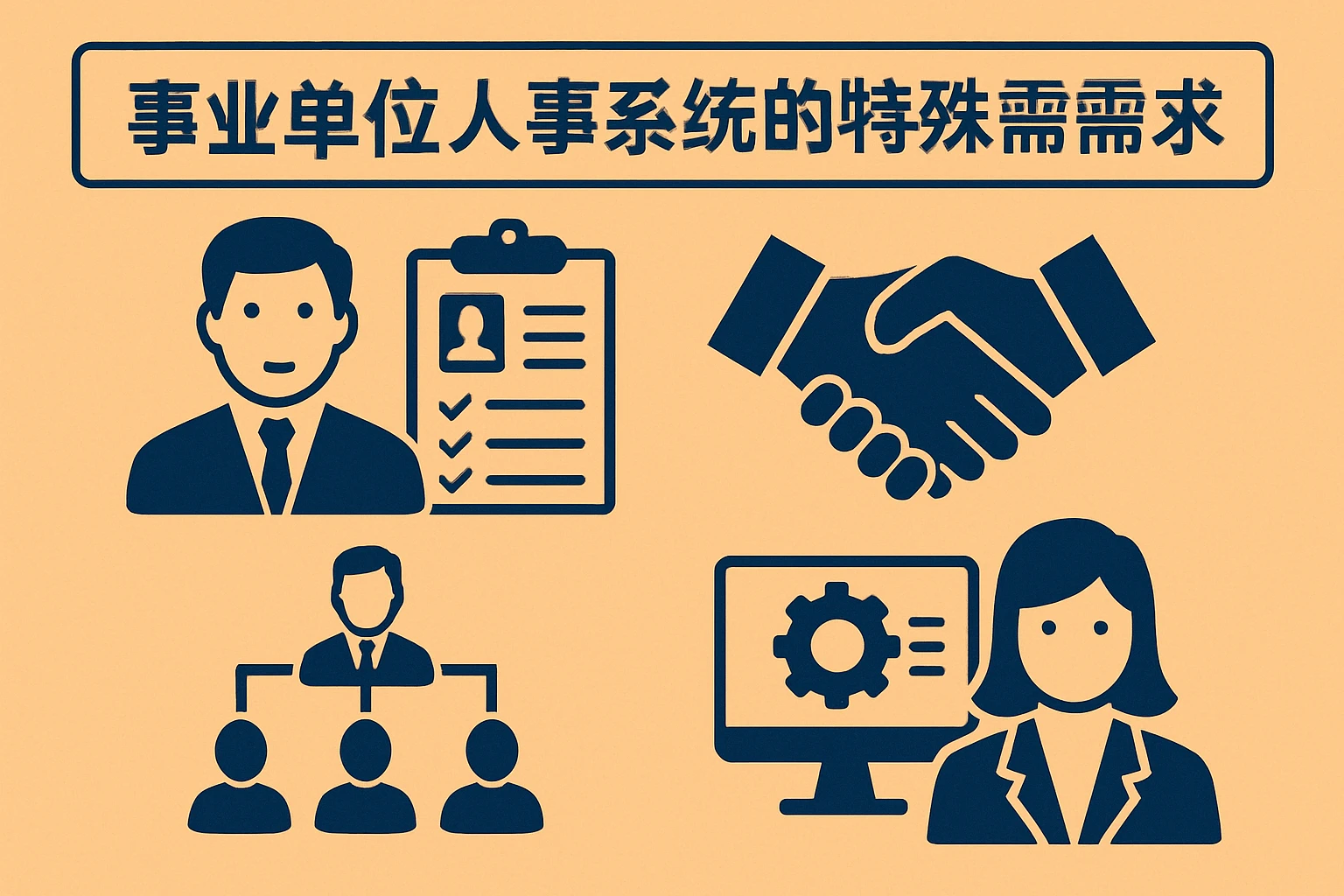 事业单位人事系统的特殊需求