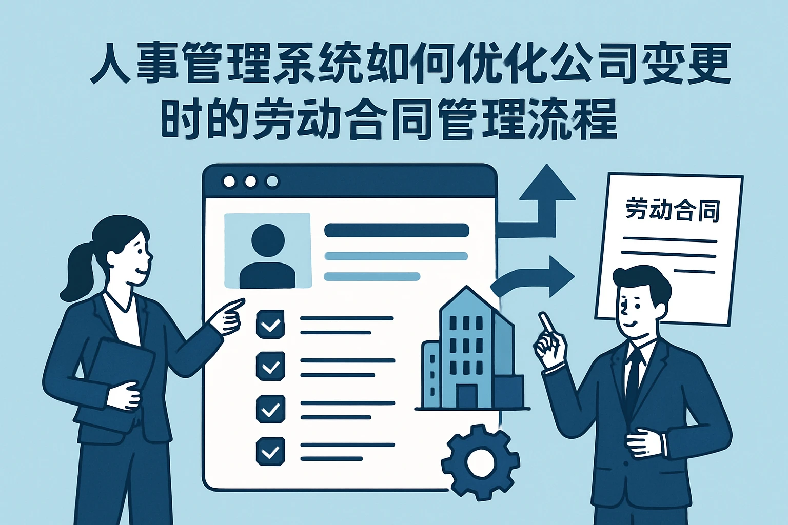 人事管理系统如何优化公司变更时的劳动合同管理流程