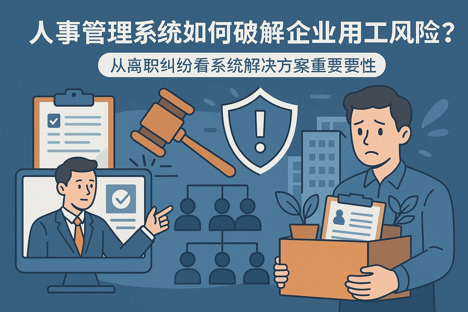 人事管理系统如何破解企业用工风险？从离职纠纷看系统解决方案的重要性