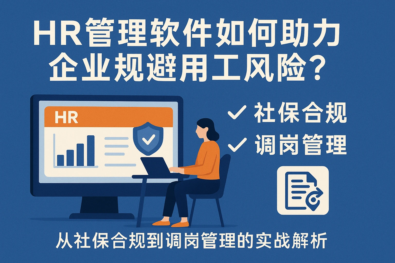 HR管理软件如何助力企业规避用工风险？从社保合规到调岗管理的实战解析