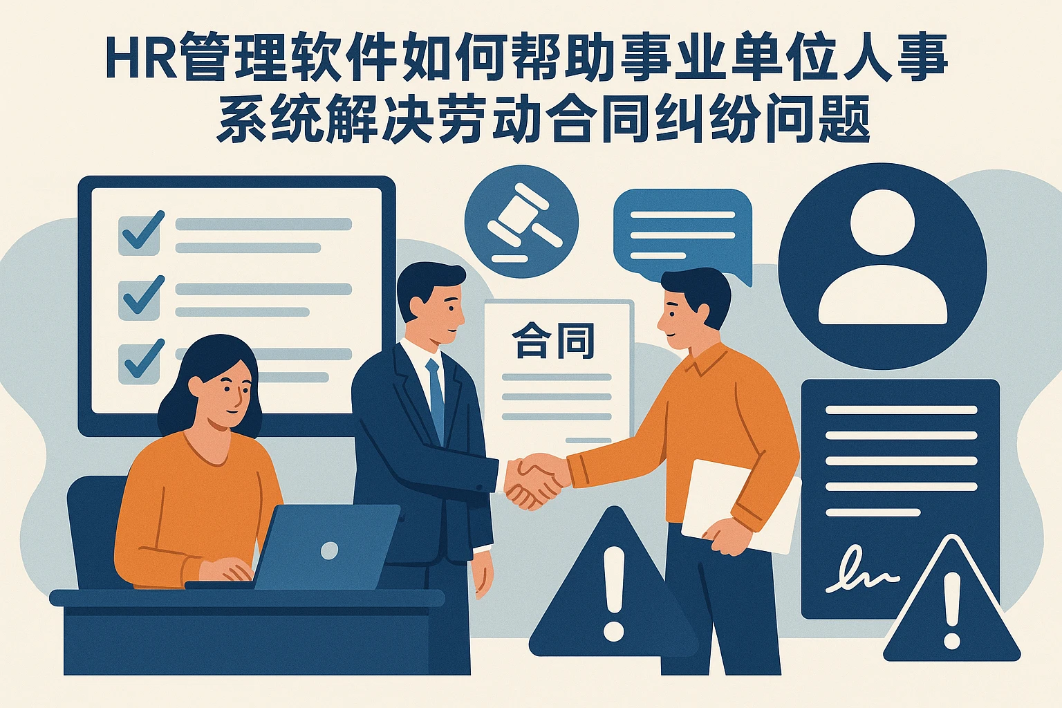 HR管理软件如何帮助事业单位人事系统解决劳动合同纠纷问题