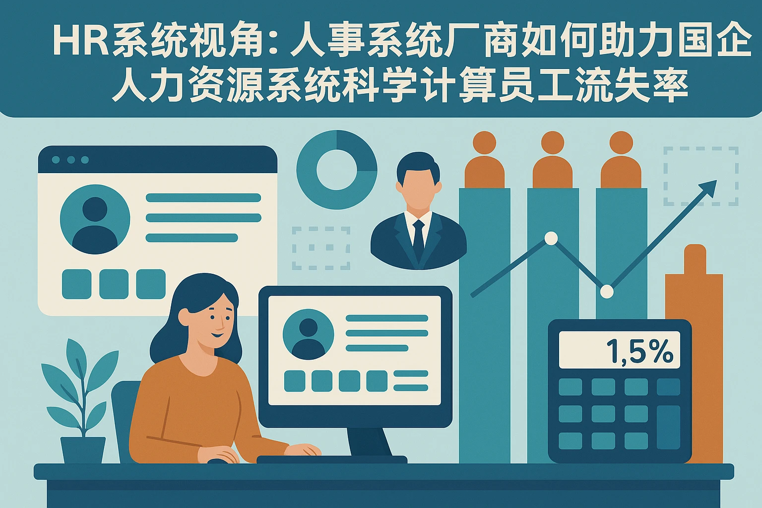 HR系统视角:人事系统厂商如何助力国企人力资源系统科学计算员工流失率