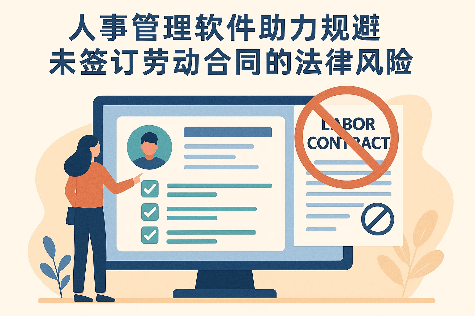 人事管理软件助力规避未签订劳动合同的法律风险