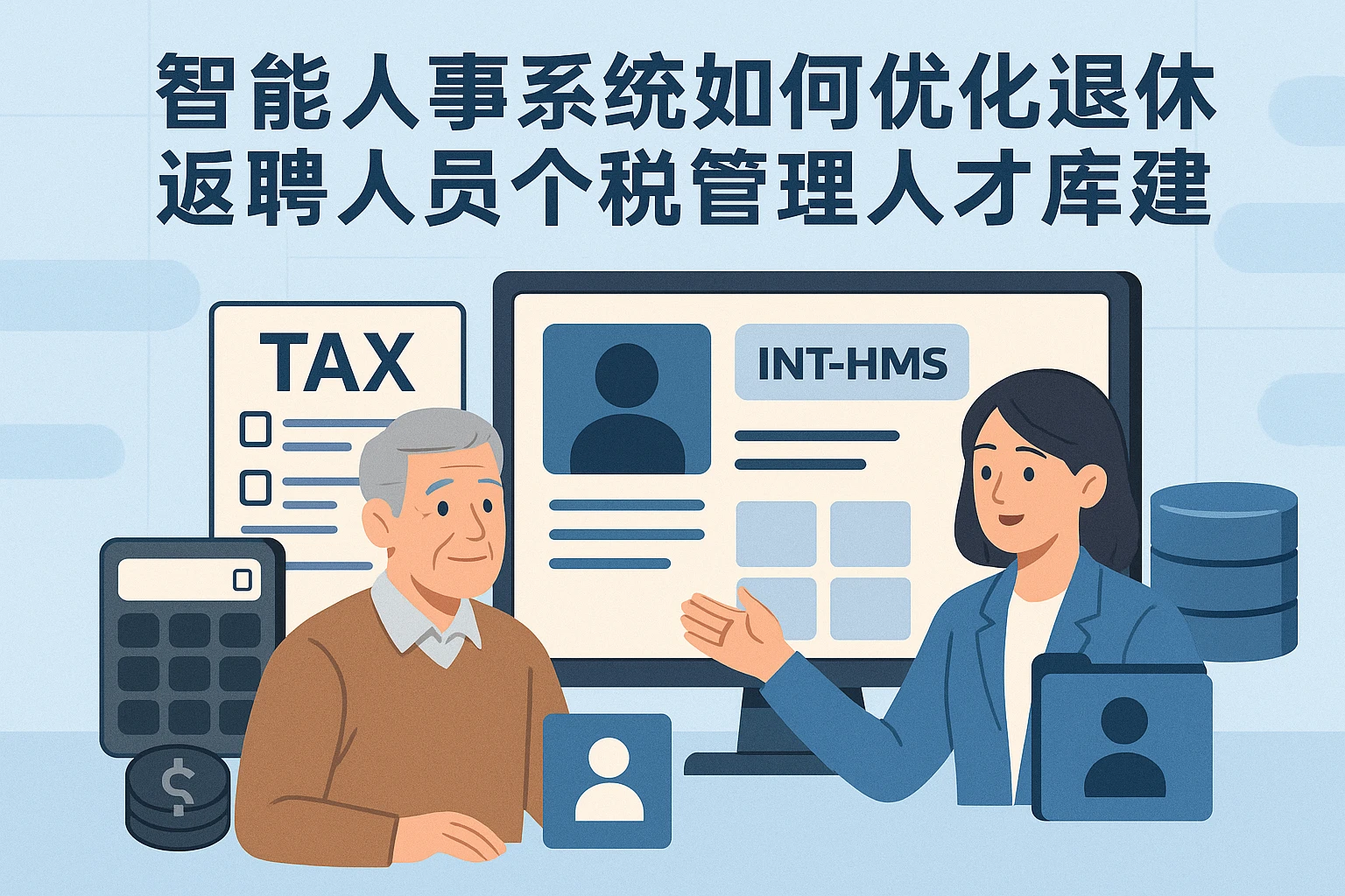 智能人事系统如何优化退休返聘人员个税管理与人才库建设