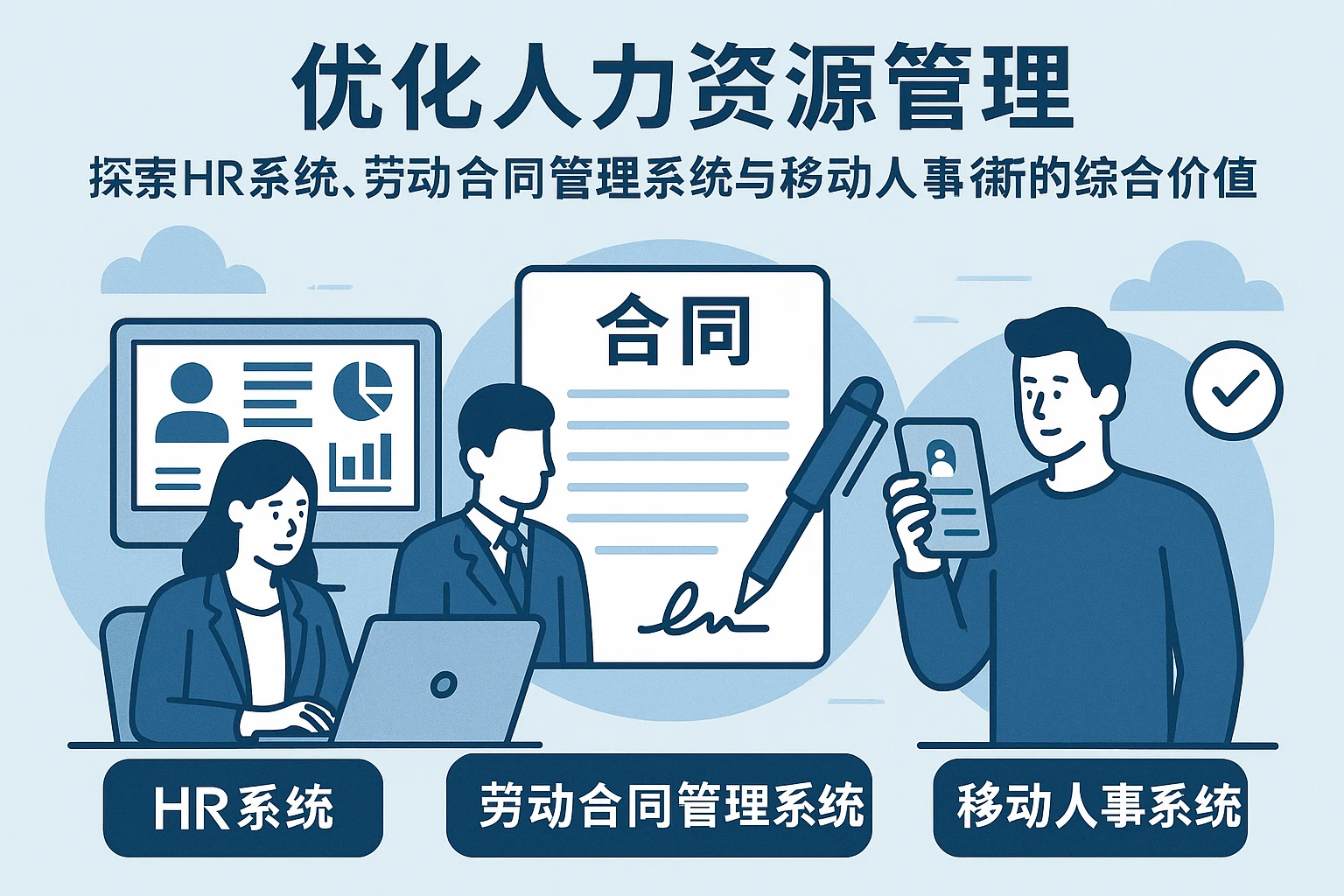 优化人力资源管理：探索HR系统、劳动合同管理系统与移动人事系统的综合价值
