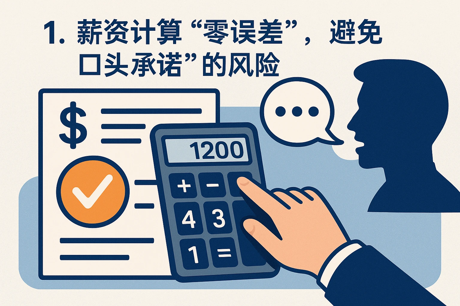 1. 薪资计算“零误差”，避免“口头承诺”的风险