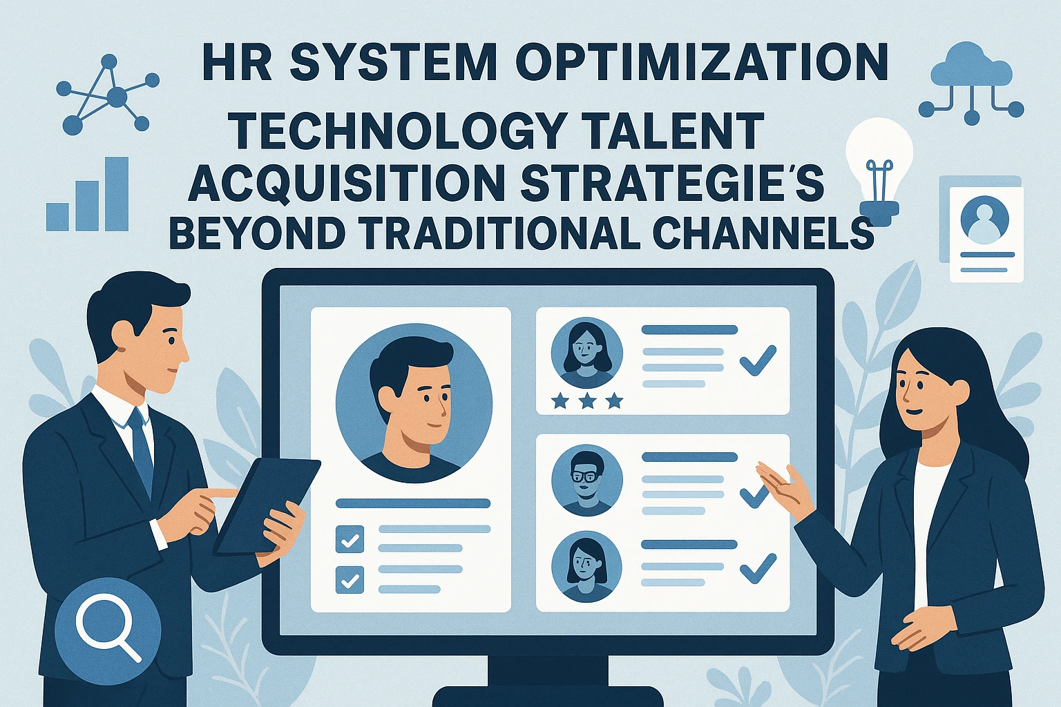 人力资源系统优化招聘：超越传统渠道的科技人才获取策略