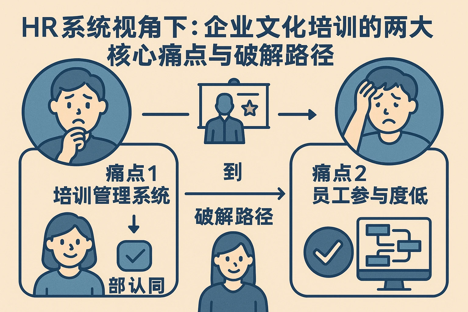 HR系统视角下：企业文化培训的两大核心痛点与破解路径——从培训管理系统到员工认同的闭环优化