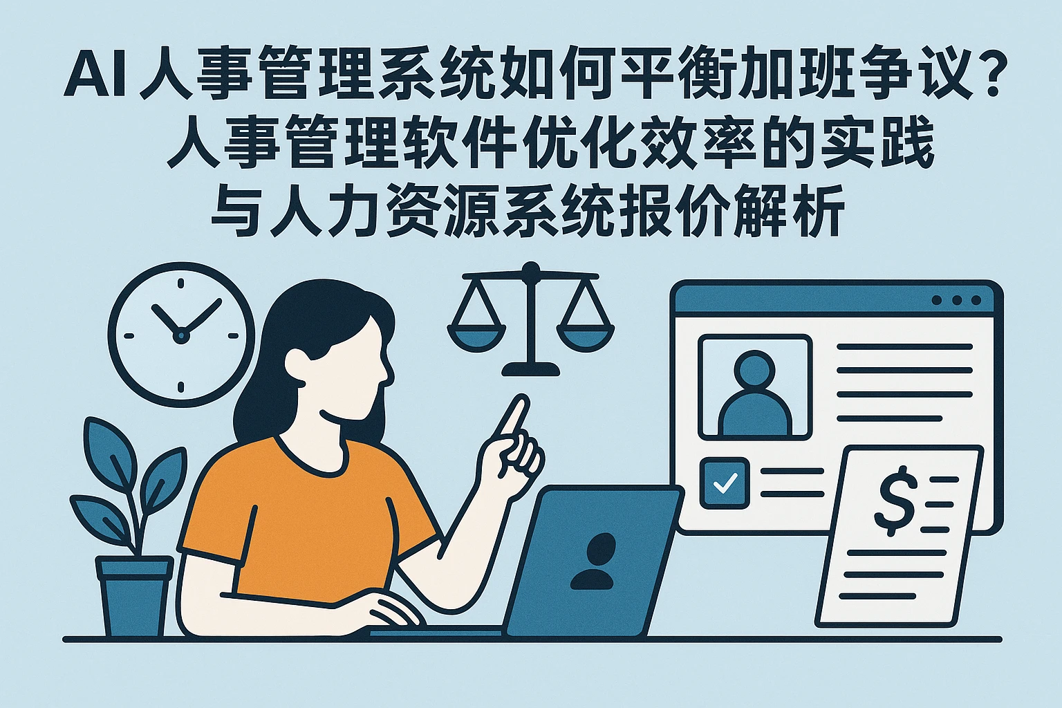 AI人事管理系统如何平衡加班争议？人事管理软件优化效率的实践与人力资源系统报价解析