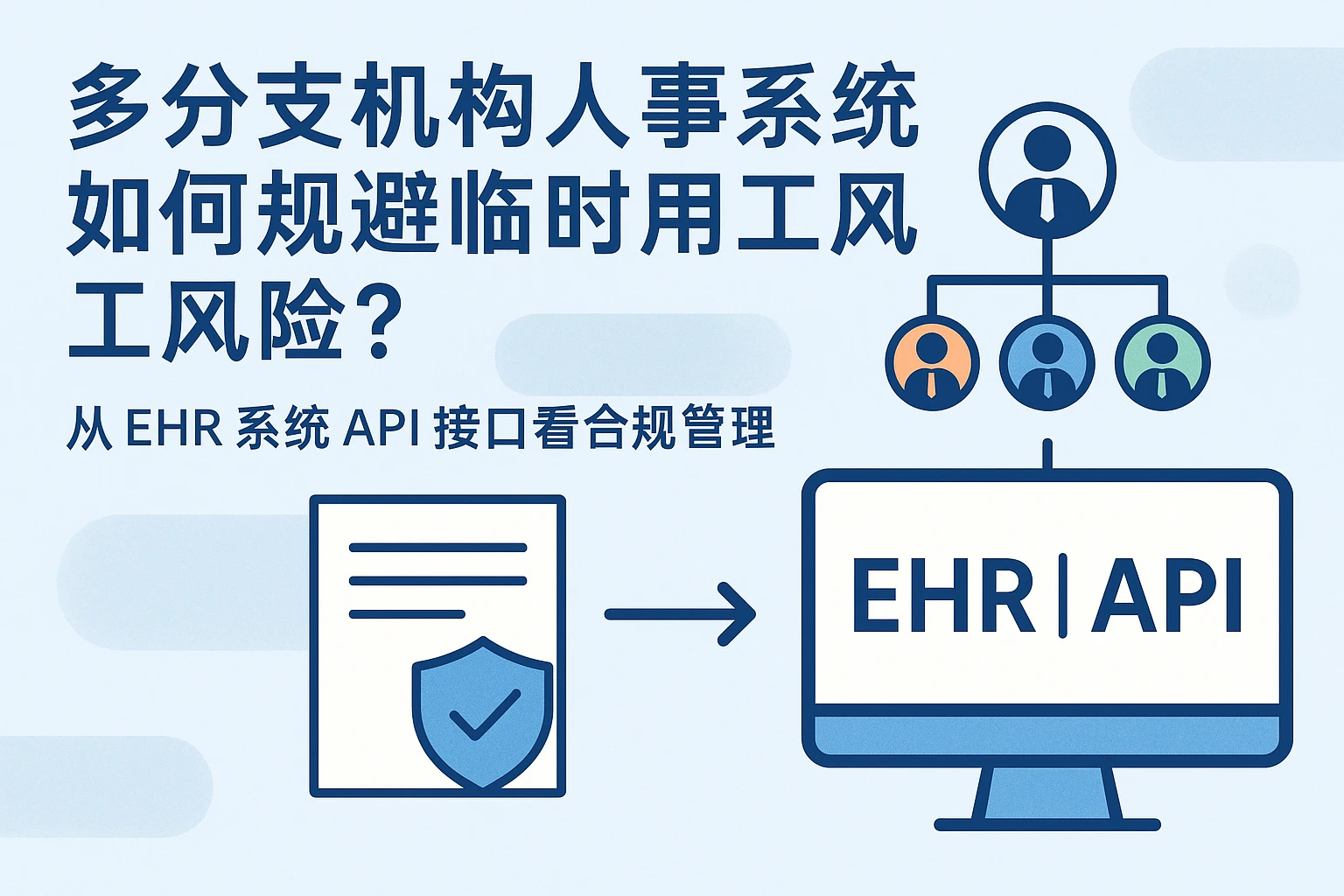 多分支机构人事系统如何规避临时用工风险？从ehr系统API接口看合规管理