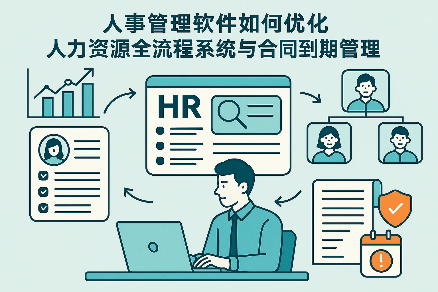 人事管理软件如何优化人力资源全流程系统与合同到期管理