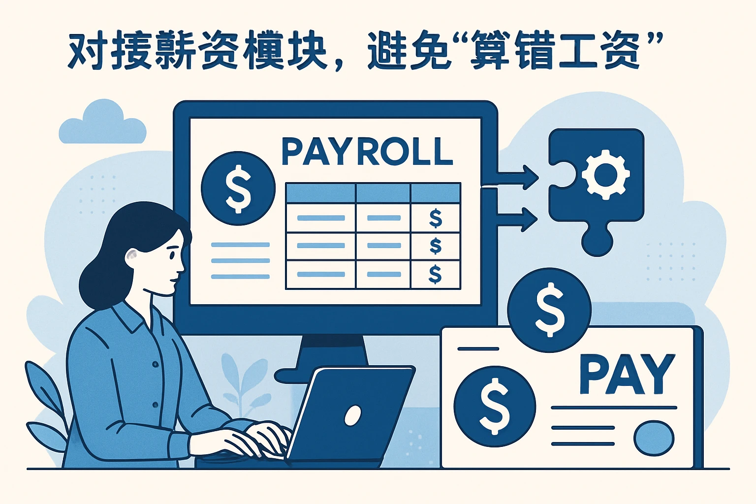 2. 对接薪资模块,避免“算错工资”