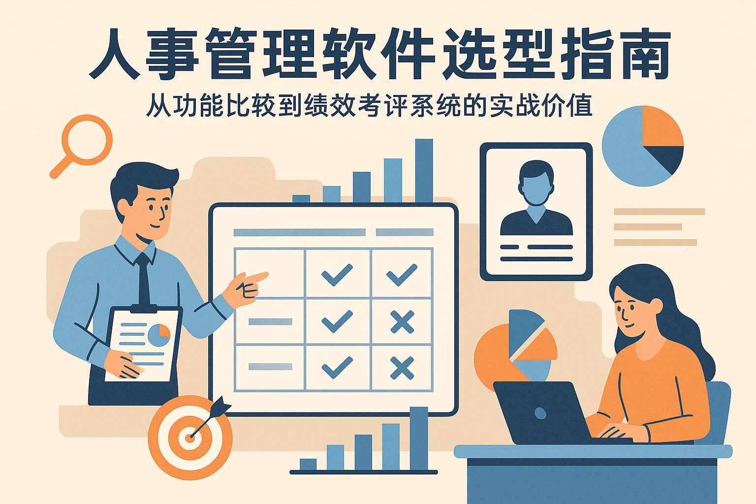 人事管理软件选型指南：从功能比较到绩效考评系统的实战价值