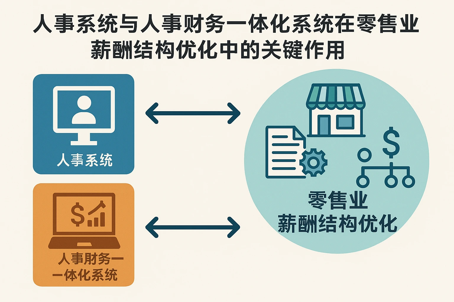 人事系统与人事财务一体化系统在零售业薪酬结构优化中的关键作用