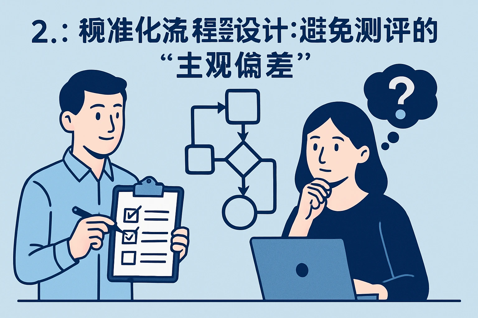 2. 标准化流程设计：避免测评的“主观偏差”
