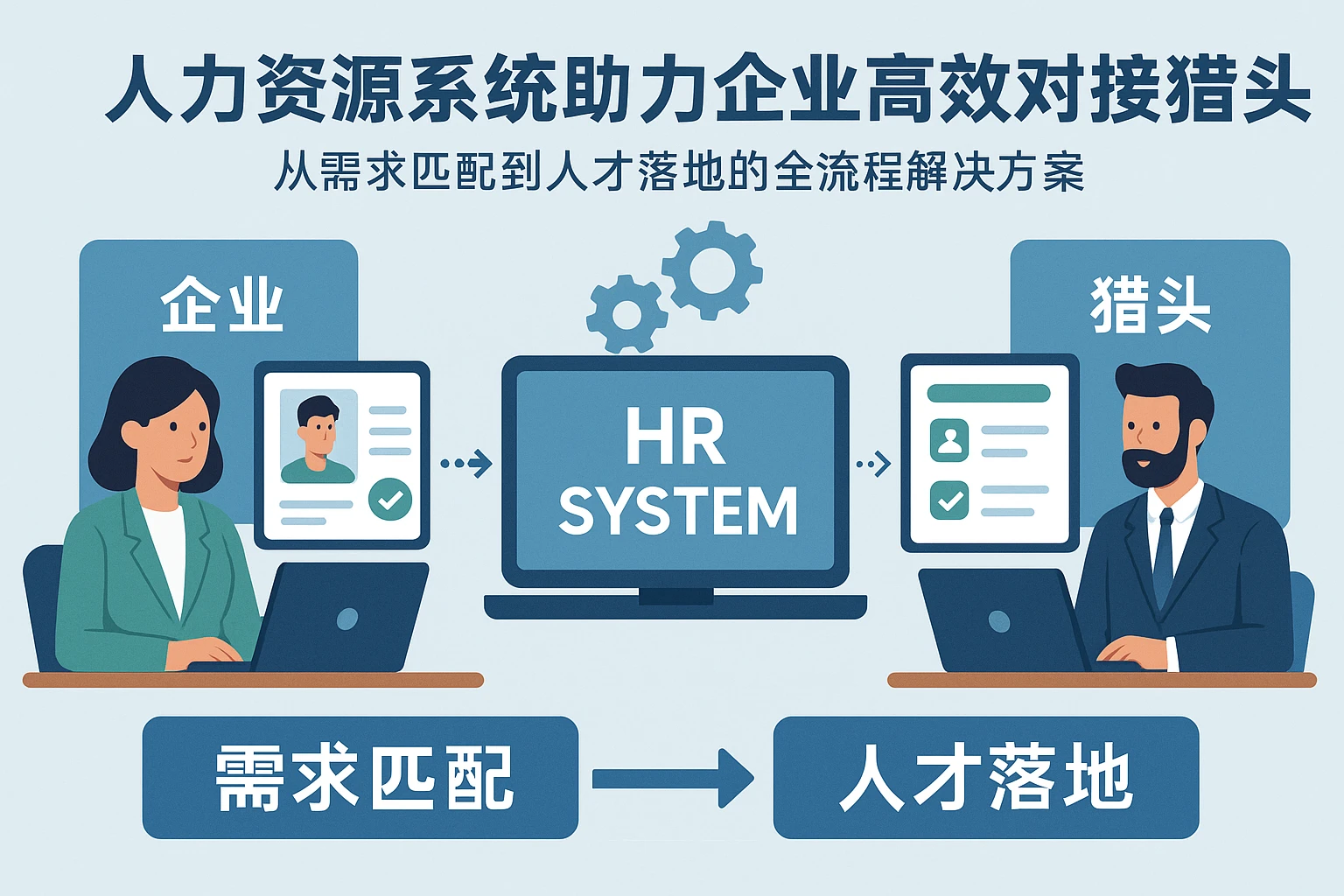 人力资源系统助力企业高效对接猎头：从需求匹配到人才落地的全流程解决方案