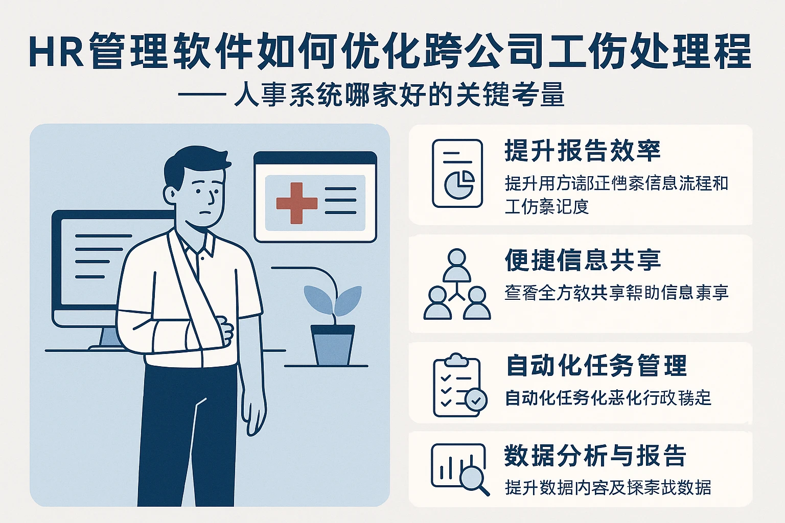 HR管理软件如何优化跨公司工伤处理流程 - 人事系统哪家好的关键考量
