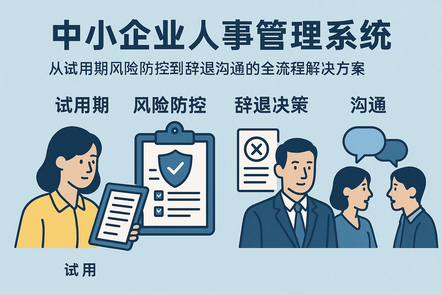 中小企业人事管理系统:从试用期风险防控到辞退沟通的全流程解决方案
