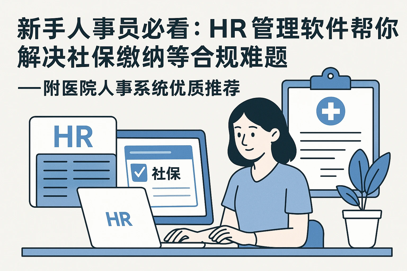 新手人事员必看：HR管理软件帮你解决社保缴纳等合规难题——附医院人事系统优质推荐
