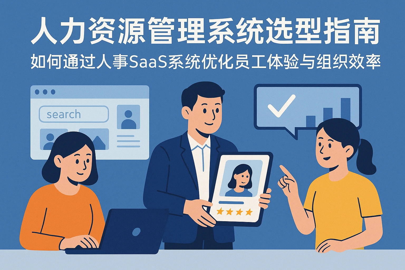 人力资源管理系统选型指南:如何通过人事SaaS系统优化员工体验与组织效率
