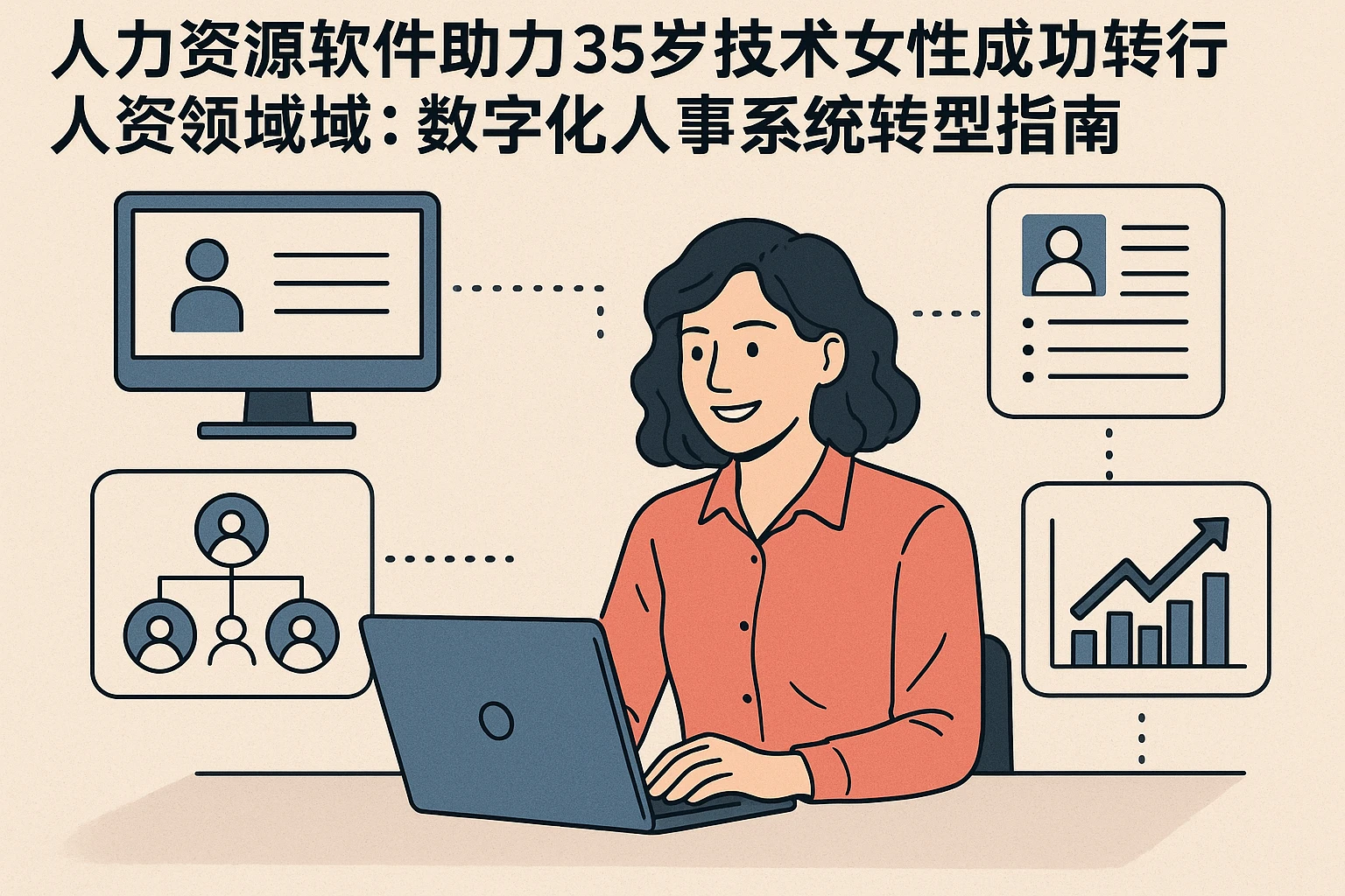 人力资源软件助力35岁技术女性成功转行人资领域：数字化人事系统转型指南