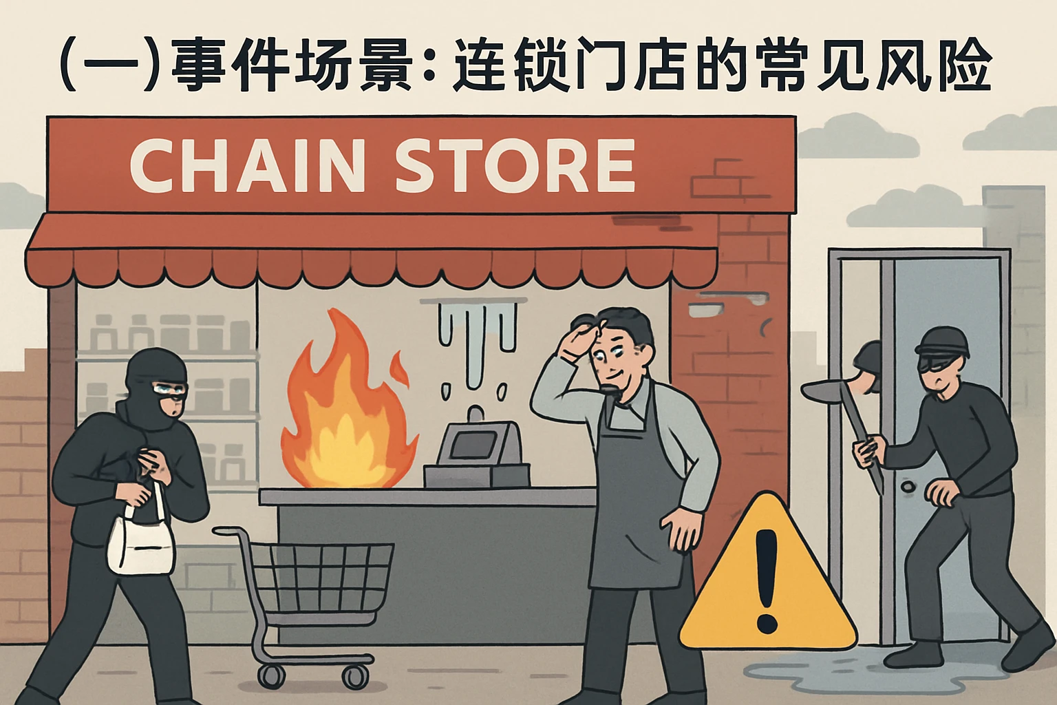 (一)事件场景:连锁门店的常见风险