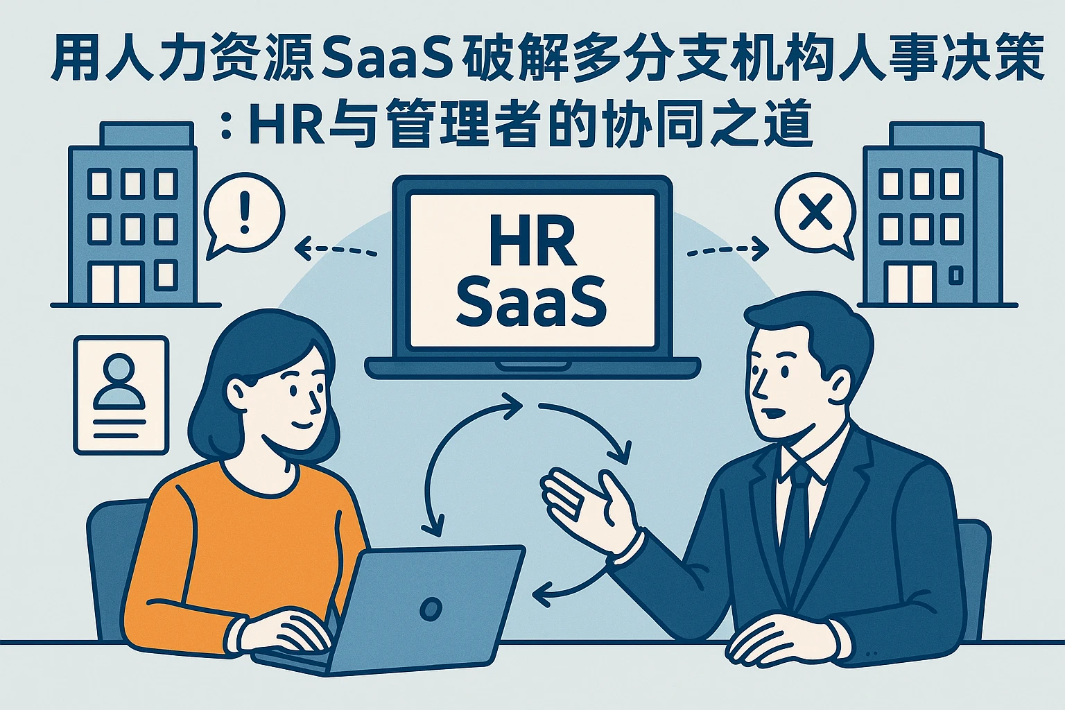 用人力资源SaaS破解多分支机构人事决策冲突：HR与管理者的协同之道