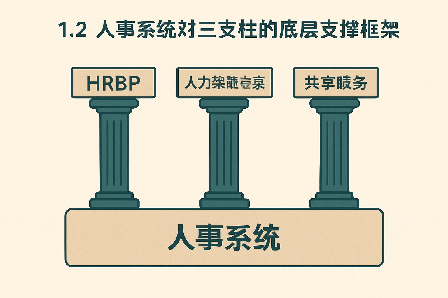 1.2 人事系统对三支柱的底层支撑框架