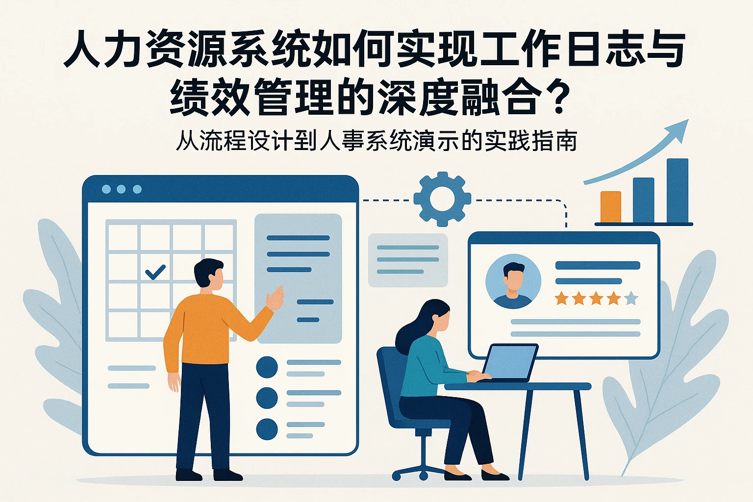人力资源系统如何实现工作日志与绩效管理的深度融合？——从流程设计到人事系统演示的实践指南
