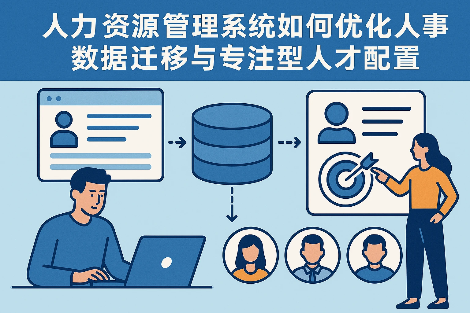 人力资源管理系统如何优化人事数据迁移与专注型人才配置