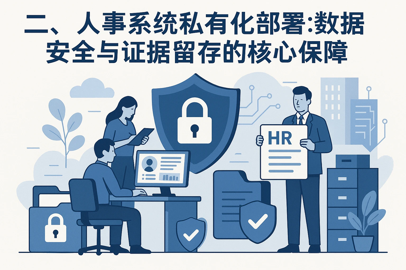 二、人事系统私有化部署：数据安全与证据留存的核心保障