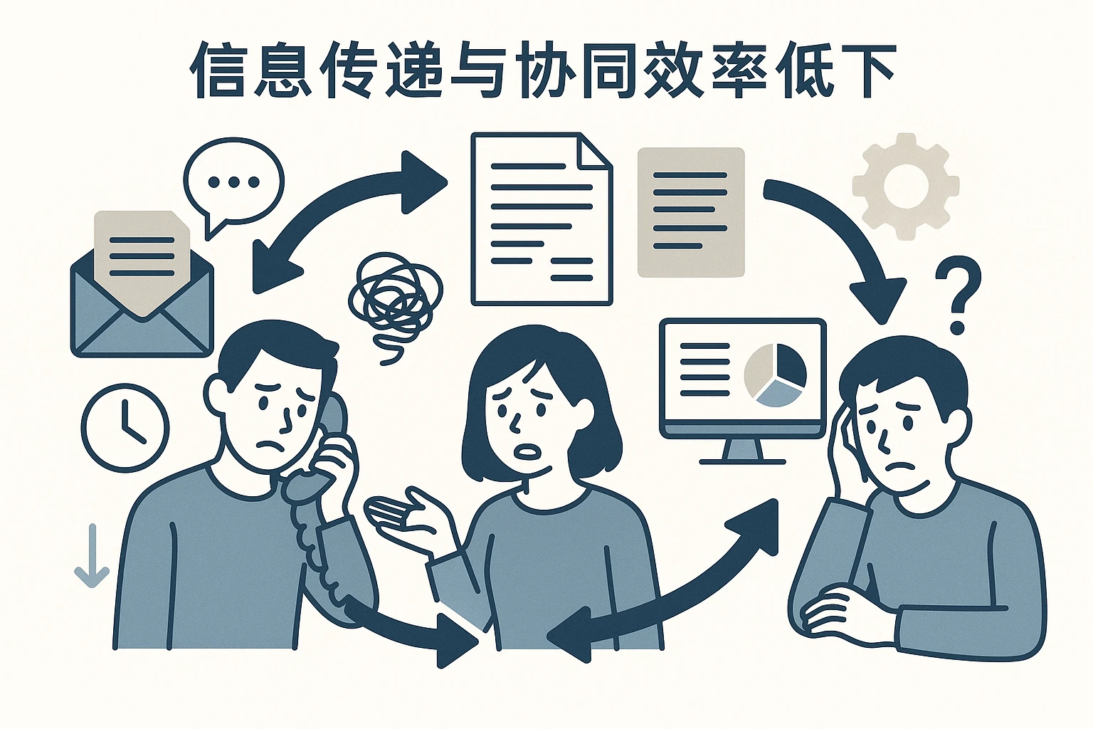 信息传递与协同效率低下