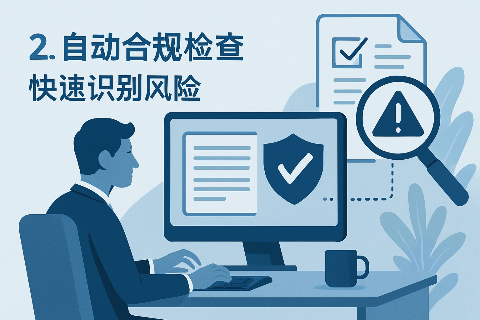2. 自动合规检查,快速识别风险