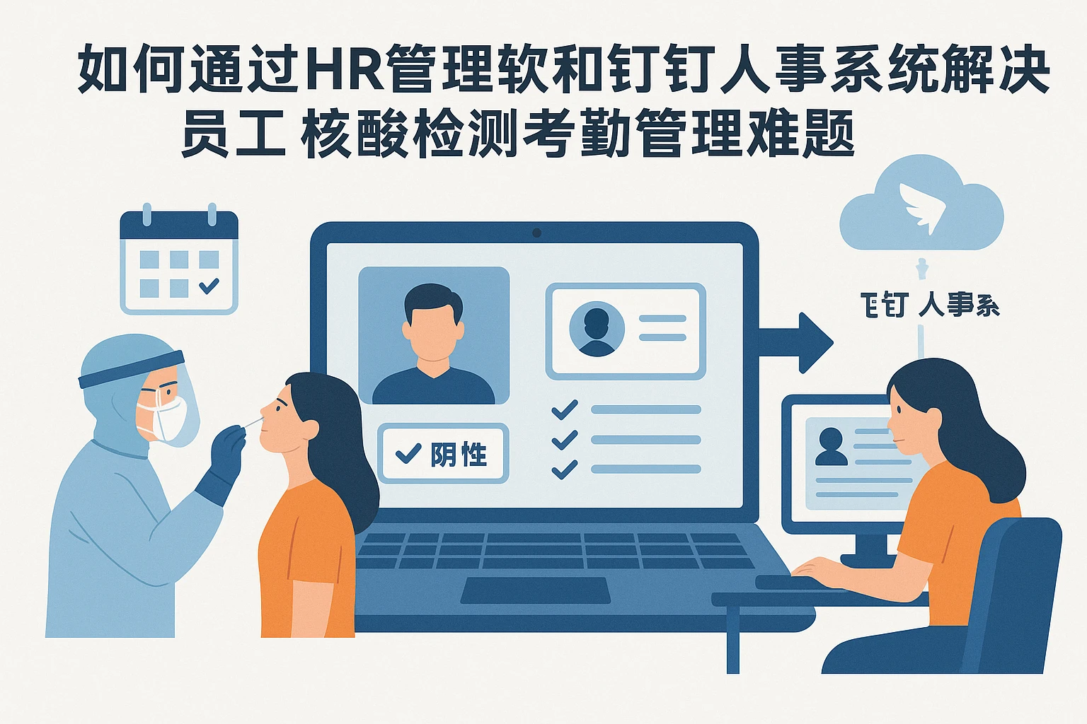 如何通过HR管理软件和钉钉人事系统解决员工核酸检测考勤管理难题