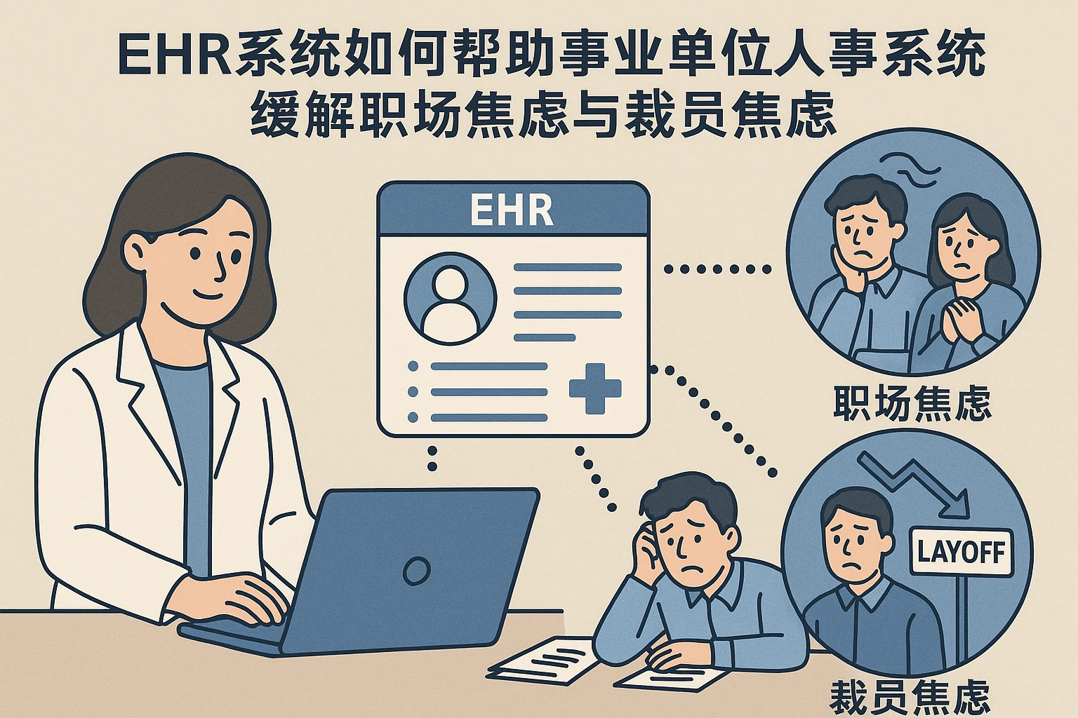 ehr系统如何帮助事业单位人事系统缓解职场焦虑与裁员焦虑