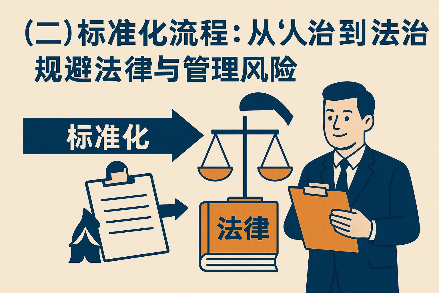 （二）标准化流程：从“人治”到“法治”，规避法律与管理风险