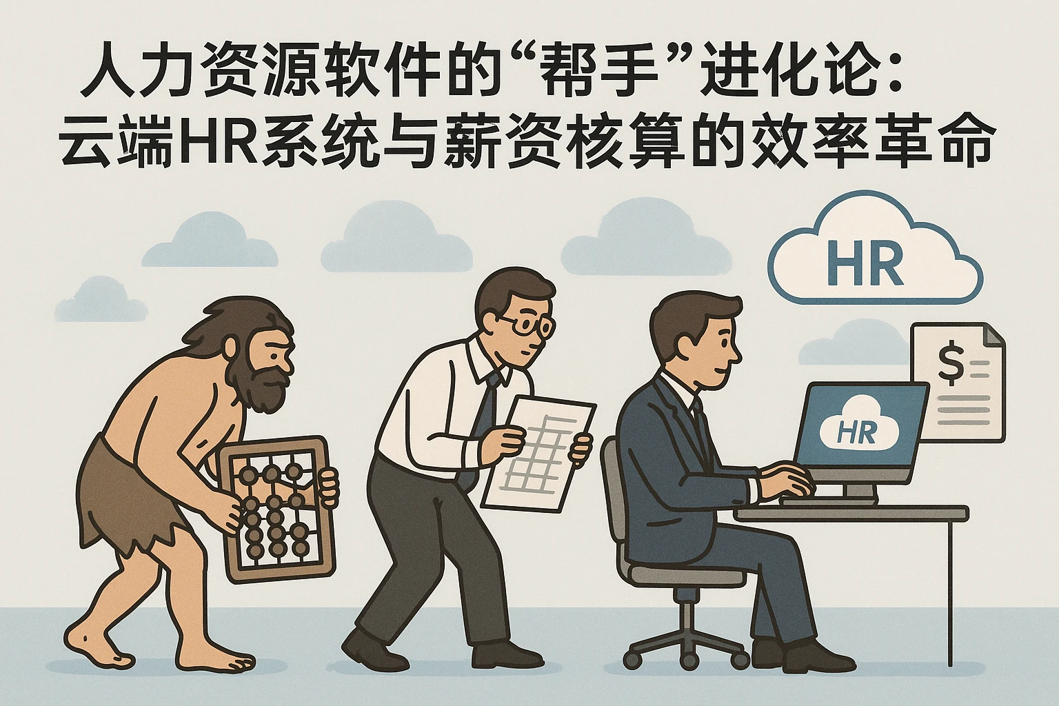 人力资源软件的“帮手”进化论:云端HR系统与薪资核算的效率革命