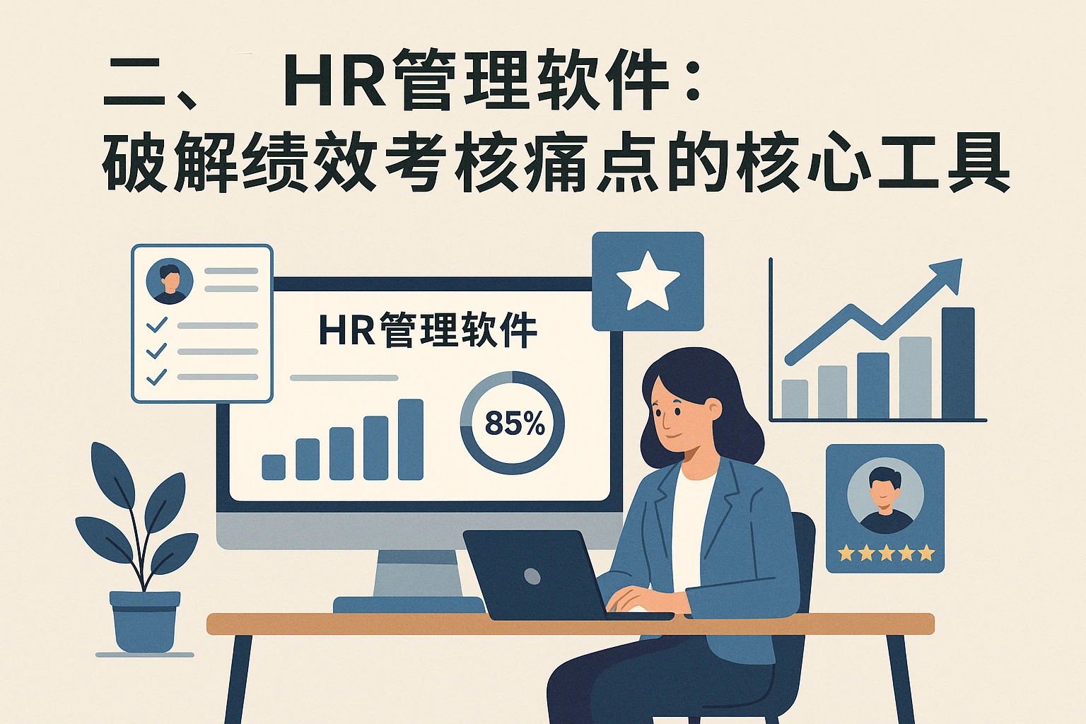 二、HR管理软件：破解绩效考核痛点的核心工具