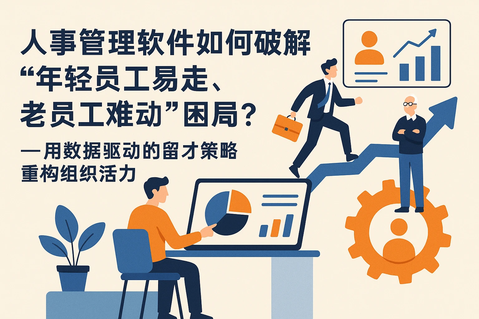 人事管理软件如何破解“年轻员工易走、老员工难动”困局？——用数据驱动的留才策略重构组织活力