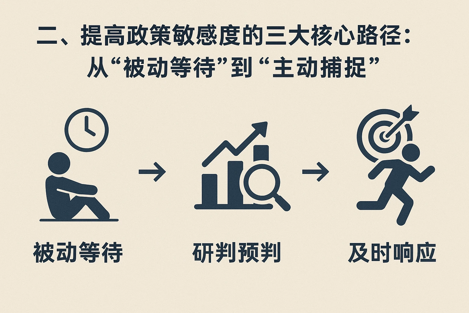 二、提高政策敏感度的三大核心路径:从“被动等待”到“主动捕捉”