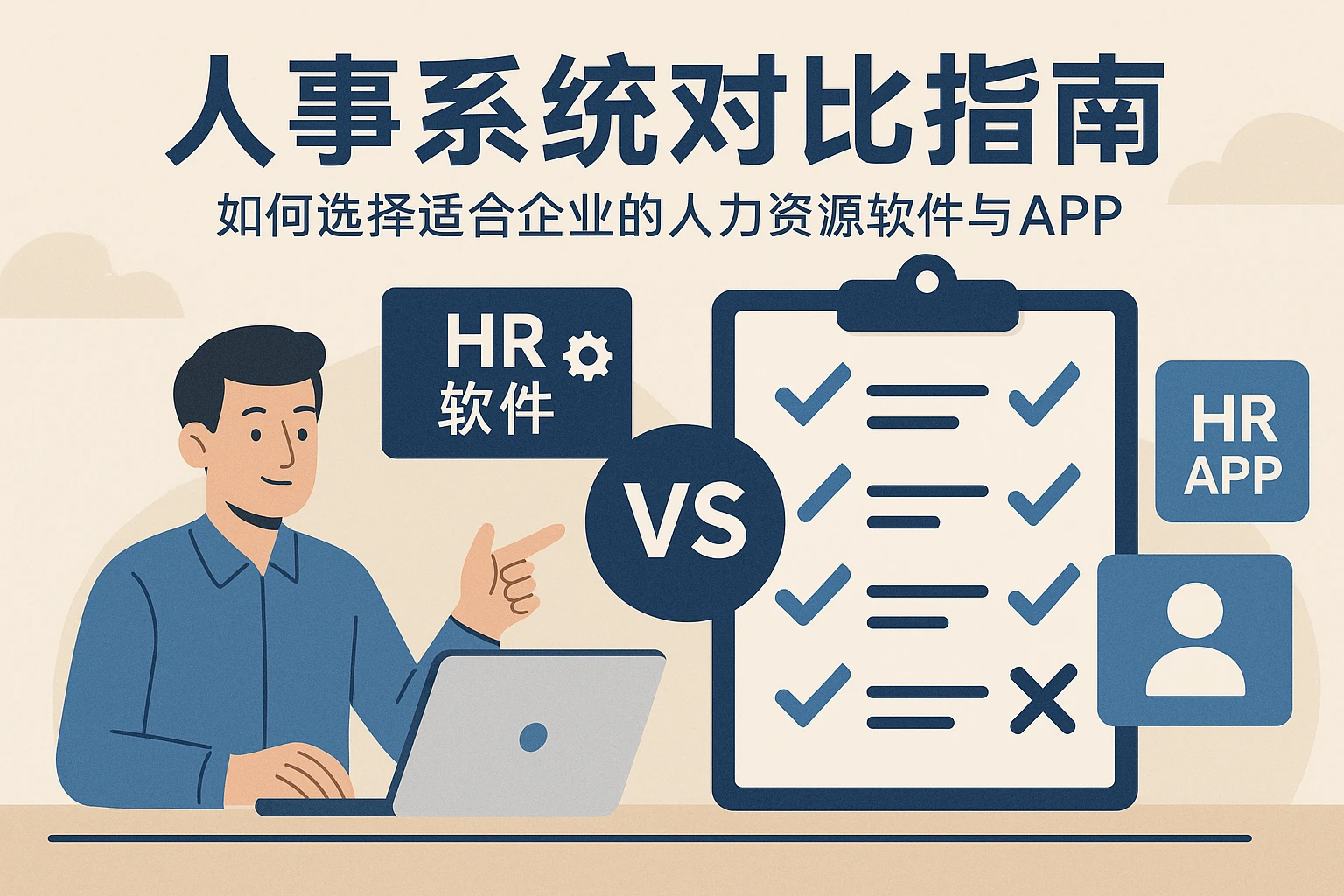 人事系统对比指南：如何选择适合企业的人力资源软件与APP