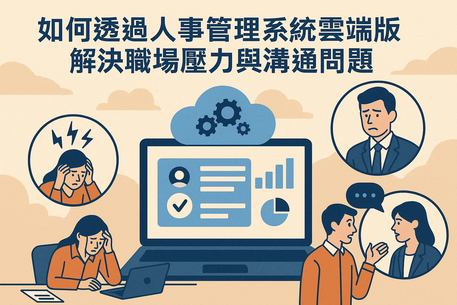 如何通过人事管理系统云端版解决职场压力与沟通问题