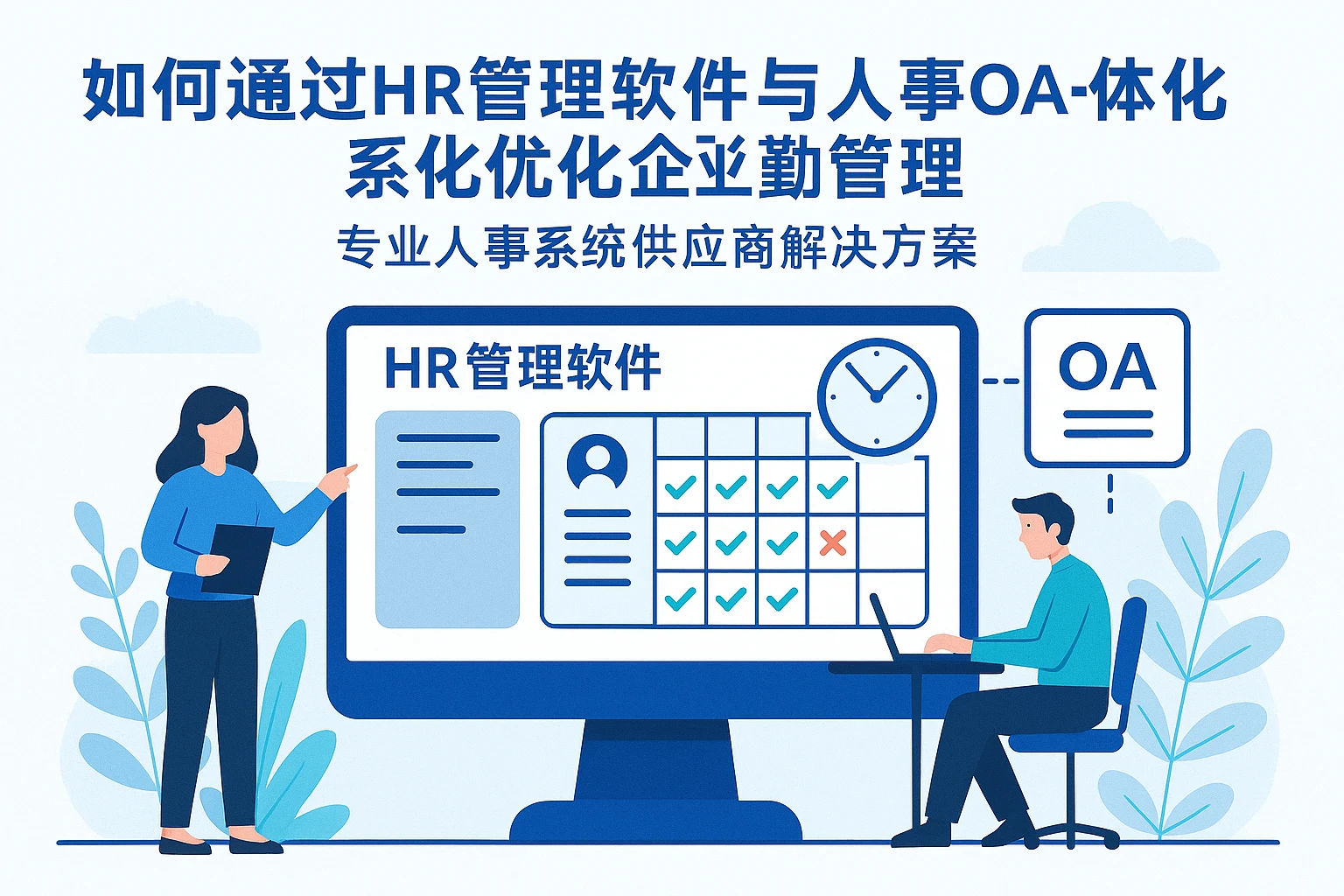 如何通过HR管理软件与人事OA一体化系统优化企业考勤管理——专业人事系统供应商解决方案